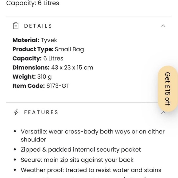 Ameribag Healthy Back Bag New Small - Picture 5 of 10